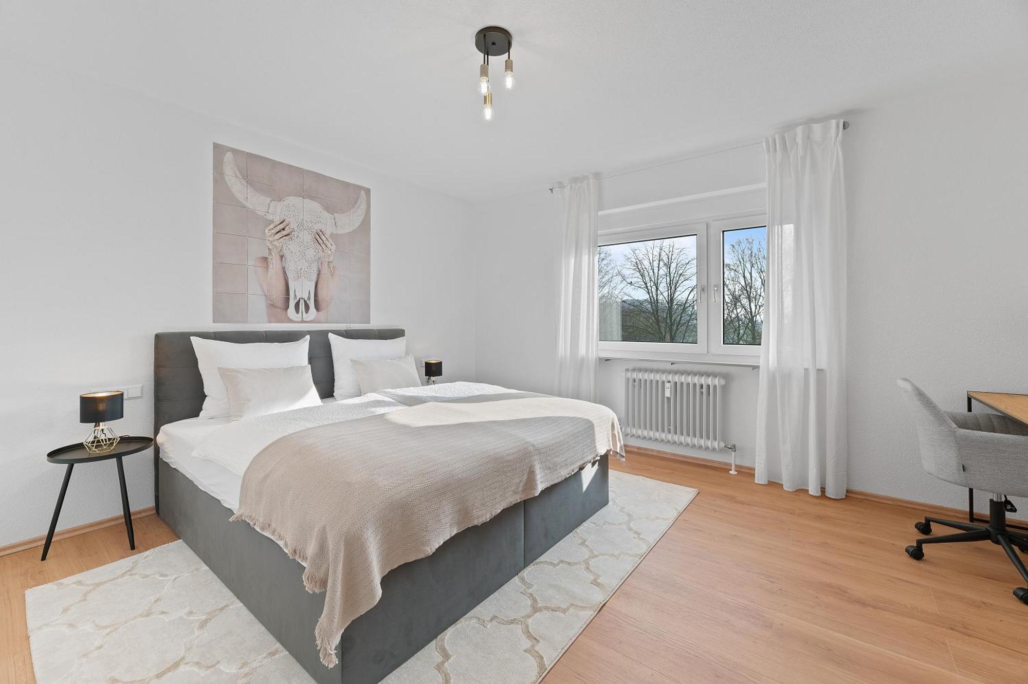 Roomfall Am Kurpark Mit Blick Ins Gruene-Parkplatz-Waschmaschine-Kueche-Wifi 巴特拉珀瑙 外观 照片